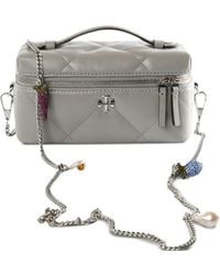 Tory Burch - Kira Quilted Embellished-Chain Cross-Body Bag - Lyst