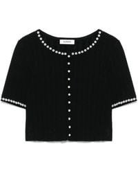 Sandro - Klassischer Cropped-Cardigan - Lyst