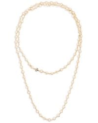 Tory Burch - Long Pearl Necklace - Lyst