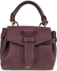 Lancel - Leather Top-handle Shoulder Bag - Lyst