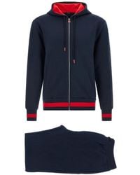 Kiton - Contrast-Band Tracksuit - Lyst