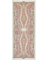 Etro - Foulard En Soie À Imprimé Cachemire - Lyst