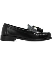 Furla - Tassel-Detail Leather Loafers - Lyst