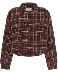R13 - Padded Crop Overshirt - Lyst