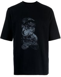 we11done - T-shirt en coton à imprimé graphique - Lyst