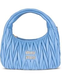 Miu Miu - Sac Porté Épaule Wander En Cuir Nappa Matelassé - Lyst