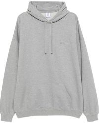 Vetements - Logo-Embroidered Hoodie - Lyst