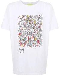 Amir Slama - Graphic-Print Cotton T-Shirt - Lyst