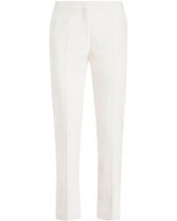 Etro - Tailored Cotton Trousers - Lyst