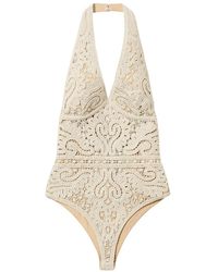 Twinset - Crochet Bodysuit - Lyst