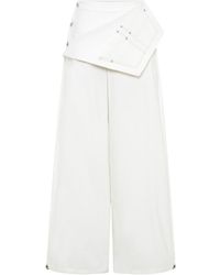 Dion Lee - Foldover Parachute Wide-leg Trousers - Lyst