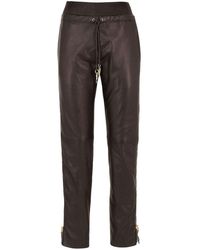 Slacks and Chinos Full-length trousers Giuseppe Zanotti Cotton Chasma T in Black Womens Clothing Trousers 