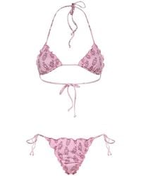 MC2 Saint Barth - Ruffled-Trims Bikini - Lyst