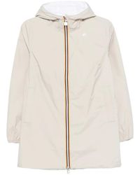 K-Way - Sophie Hooded Zip-Fastening Jacket - Lyst