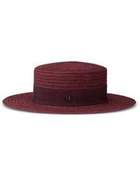 Maison Michel - Kiki Woven Hat - Lyst