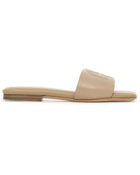 Anine Bing - Ria Open-toe Leather Slides - Lyst