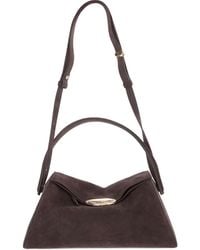 Benedetta Bruzziches - Suede shoulder bag - Lyst