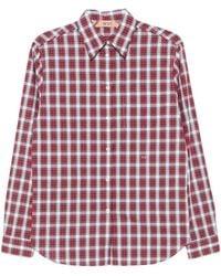 N°21 - Check-Pattern Button-Down Shirt - Lyst