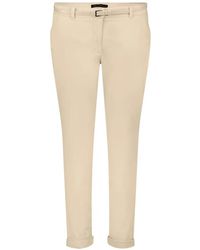 Betty Barclay - Belted Turned-Up Trousers - Lyst