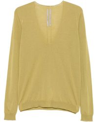 Rick Owens - Pull En Laine À Col V - Lyst
