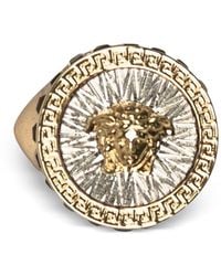 Versace - Ring Mit Medusa-Kopf - Lyst