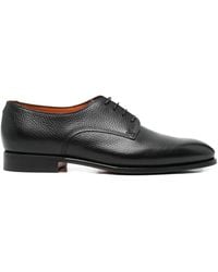Santoni - Leather Derby Shoes - Lyst