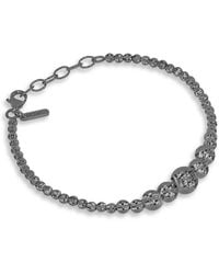 Desmo - Crystal Gala Armband Mit Facettierten Perlen - Lyst