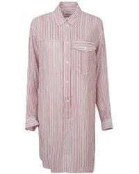 Isabel Marant - Striped Chest-Pocket Dress - Lyst