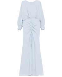 Amsale - Pebbled-Texture Dress - Lyst