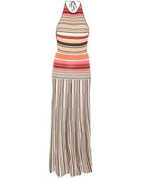 Faithfull the Brand - Maretta Striped Halterneck Dress - Lyst