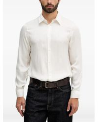 ARMANI EXCHANGE - Striped Buttoned Shirt - Lyst