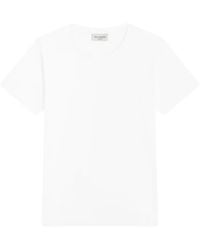 Paul & Shark - Logo-Embroidered Cotton T-Shirt - Lyst
