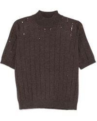 Brunello Cucinelli - Oberteil mit Pailletten - Lyst