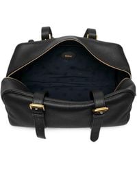 Mulberry - Boston Buckle-Detail Grained Leather Tote Bag - Lyst