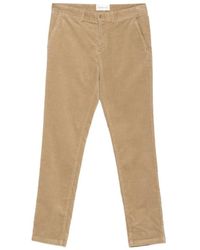GANT - Pantalon Chino Slim En Velours Côtelé - Lyst