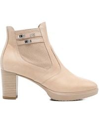 Nero Giardini - Perforated Strap Boots - Lyst