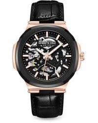 Kenneth Cole - Skeleton 45Mm Watch - Lyst