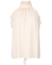 Liu Jo - Ruffled Halter Top - Lyst