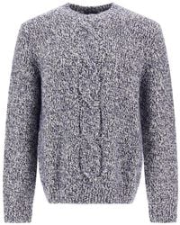 Herno - Cable-Knit Button-Detail Sweater - Lyst