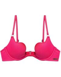 Fleur du Mal - Seduce U-Plunge Bikini Top - Lyst
