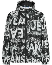 KARL LAGERFELD - Logo-Print Hooded Jacket - Lyst