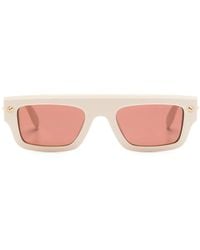 McQueen - Square-Frame Tinted Sunglasses - Lyst