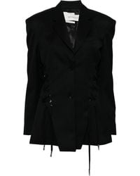 Feng Chen Wang - Self-Tie Detail Blazer - Lyst