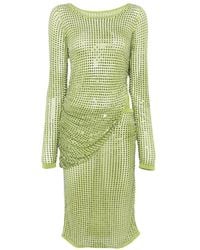 Christopher Esber - Cirrus Hotfix Cutaway Midi Dress - Lyst