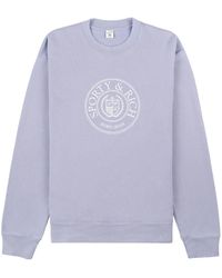 Sporty & Rich - Sweatshirt Mit Wappen-Print - Lyst