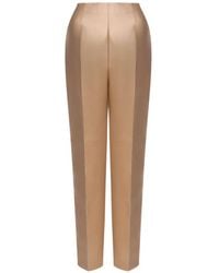 Alberta Ferretti - Mikado Trousers - Lyst