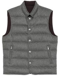 Eleventy - Reversible Gilet - Lyst