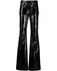 Dorothee Schumacher - Patent-leather Flared Trousers - Lyst