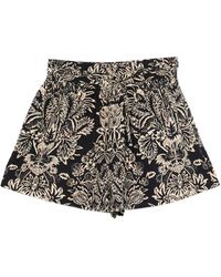 Ulla Johnson - Shorts Con Motivo Floral - Lyst