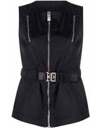 Givenchy - 4g Motif Belted-waist Vest Jacket - Lyst